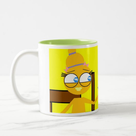 Tasse des grünen Tees und der Hoisin-Sauce (Links)