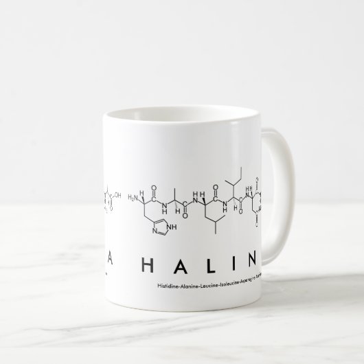 Tasse des Halina-Peptids (VorderseiteRechts)