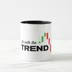 Tasse des Handels - Mit dem Trend gehen