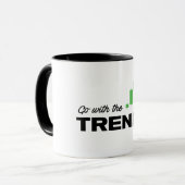 Tasse des Handels - Mit dem Trend gehen (Vorderseite Links)