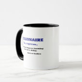 Tasse des Handels, Warren Buffett Zitat - Tee-Kaff (Vorderseite Links)