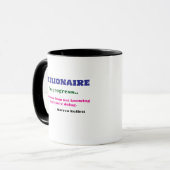 Tasse des Handels, Warren Buffett Zitat - Tee-Kaff (Vorderseite Links)