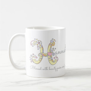 Tasse des Hannahnamensbedeutungs-Monogramms H