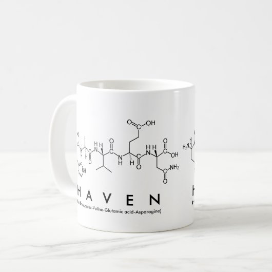 Tasse des Haven Peptids (Vorderseite Links)