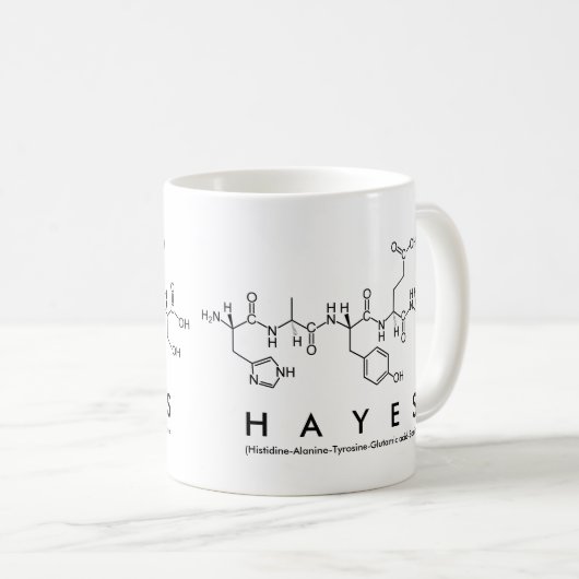 Tasse des Hayes Peptids (VorderseiteRechts)