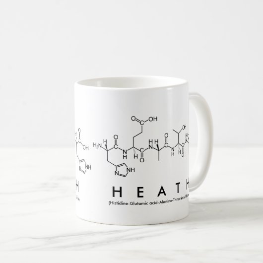 Tasse des Heath-Peptids (VorderseiteRechts)