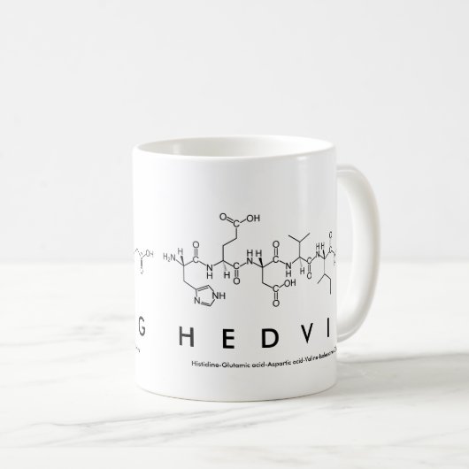Tasse des Hedvig Peptids (VorderseiteRechts)