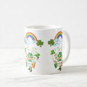 Tasse des Heiligen Patricks Leprechaun (VorderseiteRechts)