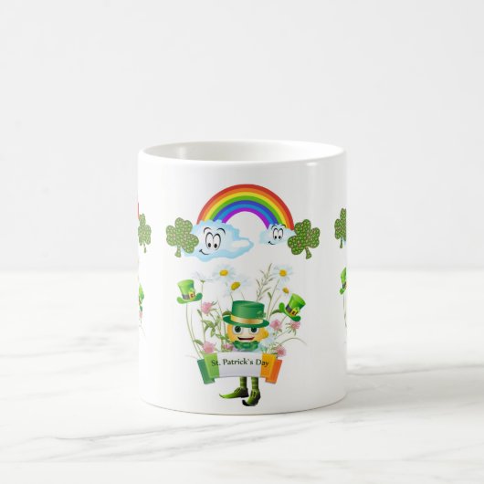 Tasse des Heiligen Patricks Leprechaun (Mittel)