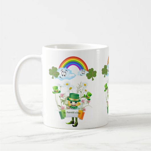 Tasse des Heiligen Patricks Leprechaun (Links)