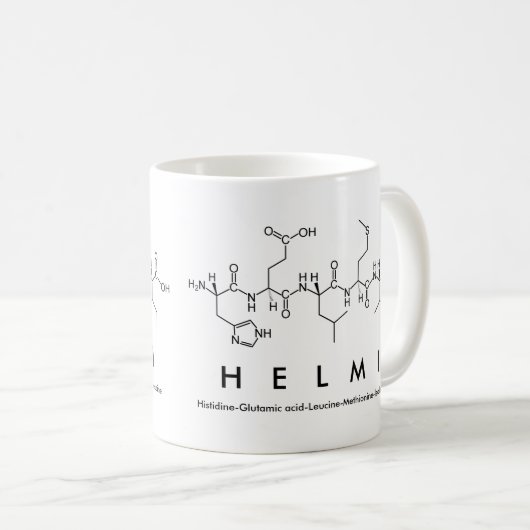 Tasse des Helmi Peptids (VorderseiteRechts)