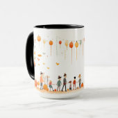 Tasse des Herbstes (Vorderseite Links)