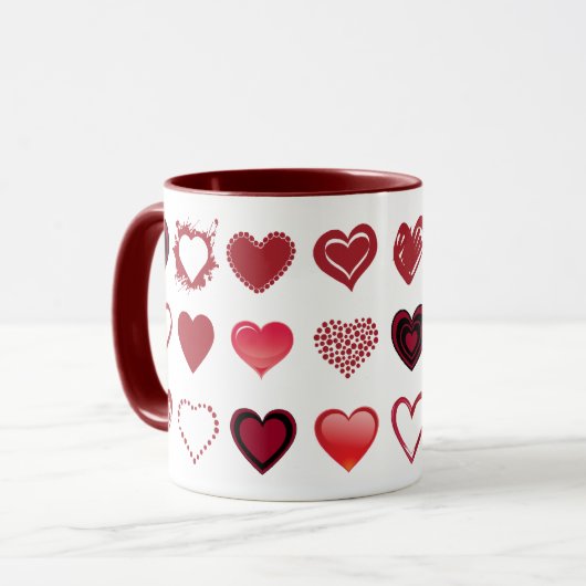Tasse des Herzens (Vorderseite Links)