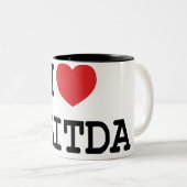 Tasse des Herzens I/der Liebe EBITDA (VorderseiteRechts)