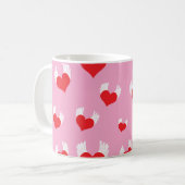 Tasse des Herzkaffees (Vorderseite Links)