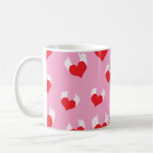 Tasse des Herzkaffees (Links)