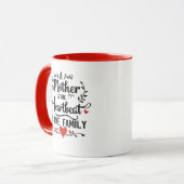 Tasse des Herzschlages der Mutter (Vorderseite Links)