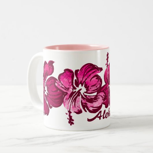 Tasse des Hibiskus (Vorderseite Links)