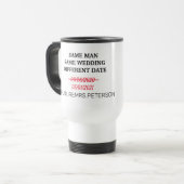 Tasse des Hochzeitdatums ändern (Vorderseite Links)
