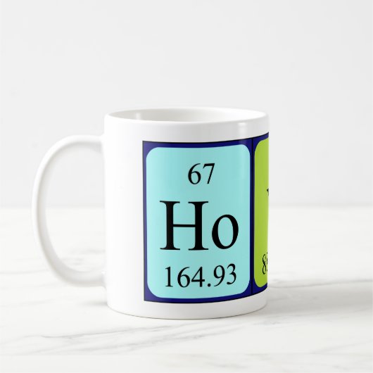 Tasse des Hoyt-Periodennamens (Links)