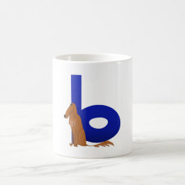 Tasse des Hundealphabet-B