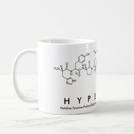 Tasse des Hyperstar-Peptids (Links)