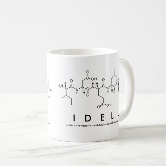 Tasse des Idell-Peptids (VorderseiteRechts)