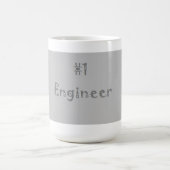 Tasse des Ingenieur-#1 (grau) (Mittel)