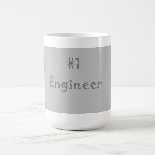 Tasse des Ingenieur-#1 (grau) (Mittel)