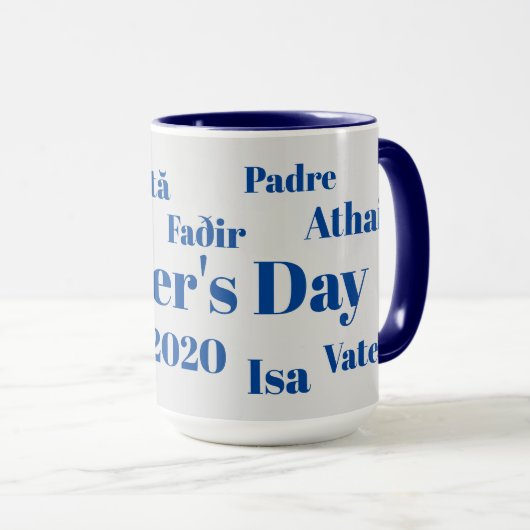 Tasse des Internationalen Vatertages (VorderseiteRechts)