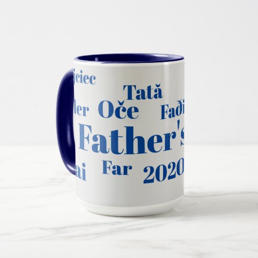 Tasse des Internationalen Vatertages (Vorderseite Links)