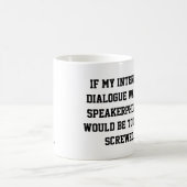 Tasse "des internen Dialogs" (Mittel)