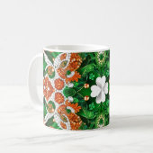 Tasse des irischen Farbdesigns (Vorderseite Links)