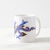 Tasse des japanischen Drachendesigns (VorderseiteRechts)