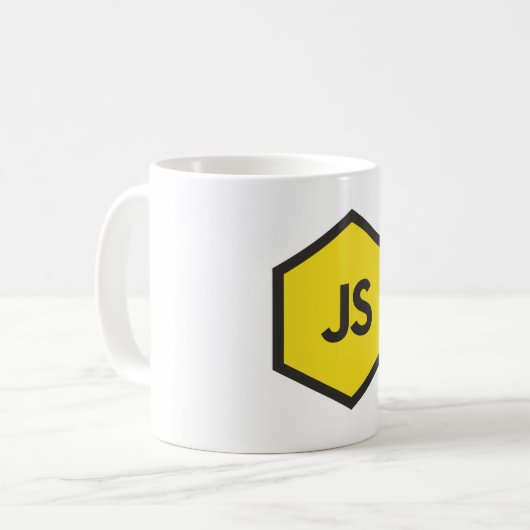 Tasse des Javascript-JS (Vorderseite Links)