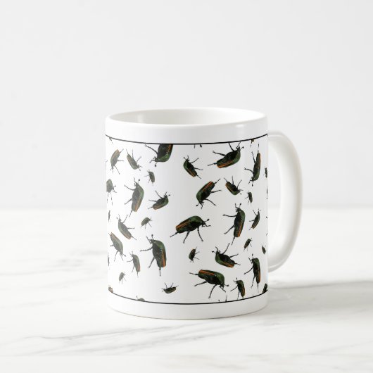 Tasse des Käfer-Kaffees - Fakultative Personalisie (VorderseiteRechts)