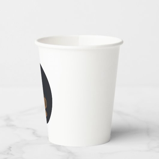 Tasse des Kaffeecups Pappbecher (Links)