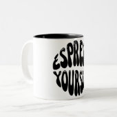 Tasse des Kaffees (Vorderseite Links)