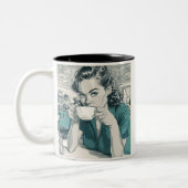 Tasse des Kaffees (Links)
