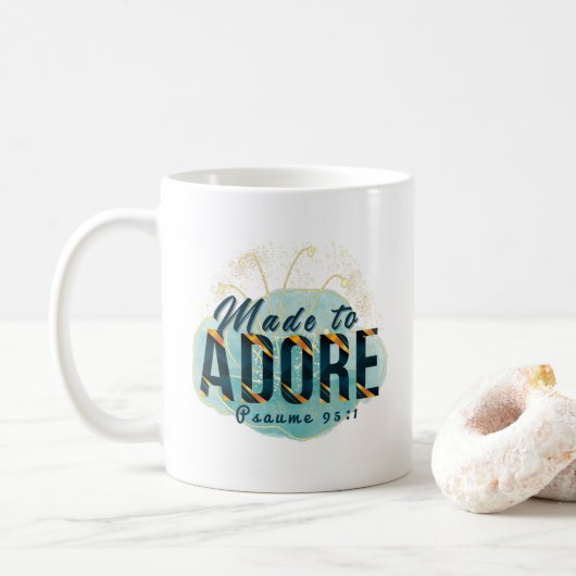 Tasse des Kaffees| Christliche Tasse | Bible Verse (Mit Donut)