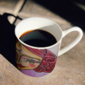 Tasse des Kaffees (Colorful Whimsical 03)