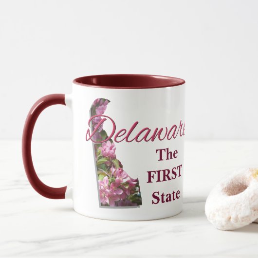 Tasse des Kaffees - DELAWARE (Mit Donut)