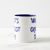 Tasse des Kaffees - "DER GRÖSSTE VATER DER WELT!" (Mittel)