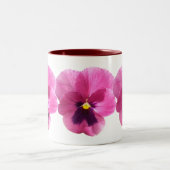 Tasse des Kaffees - Dunkelrosa Pansy (Mittel)