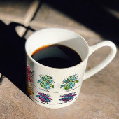 Tasse des Kaffees (farbige Whimsikvögel 01)