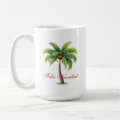 Tasse des Kaffees Feliz Navidad (Links)