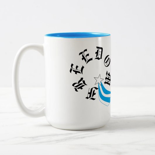 Tasse des Kaffees: Freiheit (Links)