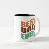 Tasse des Kaffees Geschenk für den Vaters-besten V (VorderseiteRechts)