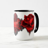 Tasse des Kaffees, Gothic Valentine (VorderseiteRechts)