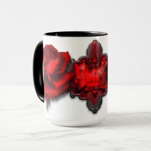 Tasse des Kaffees, Gothic Valentine (Vorderseite Links)